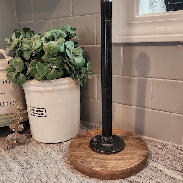 Farmhouse Paper Towel Holder Etsy