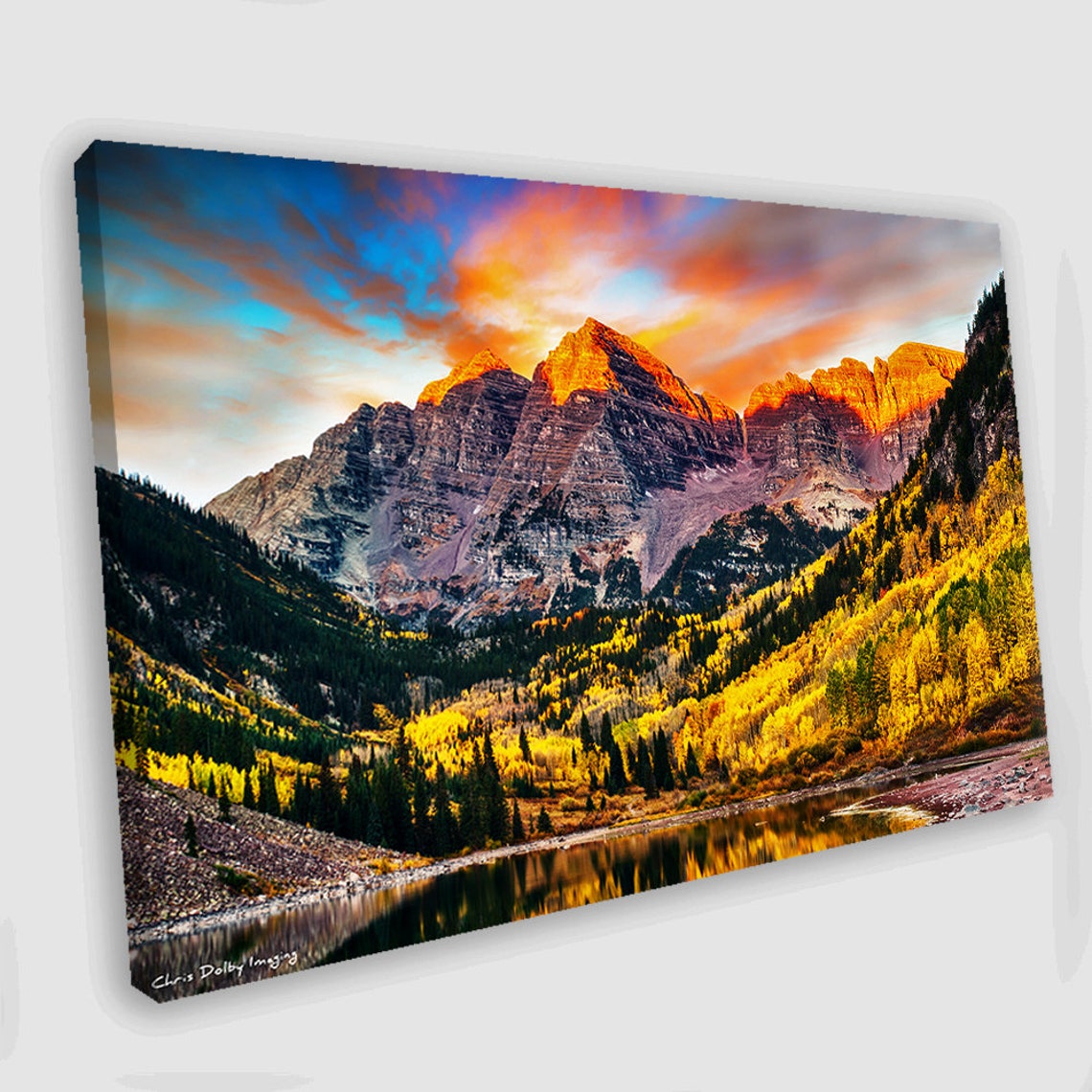 Rocky Mountain Kolorado Canvas Art Rocky Mountain Wall Art Etsy