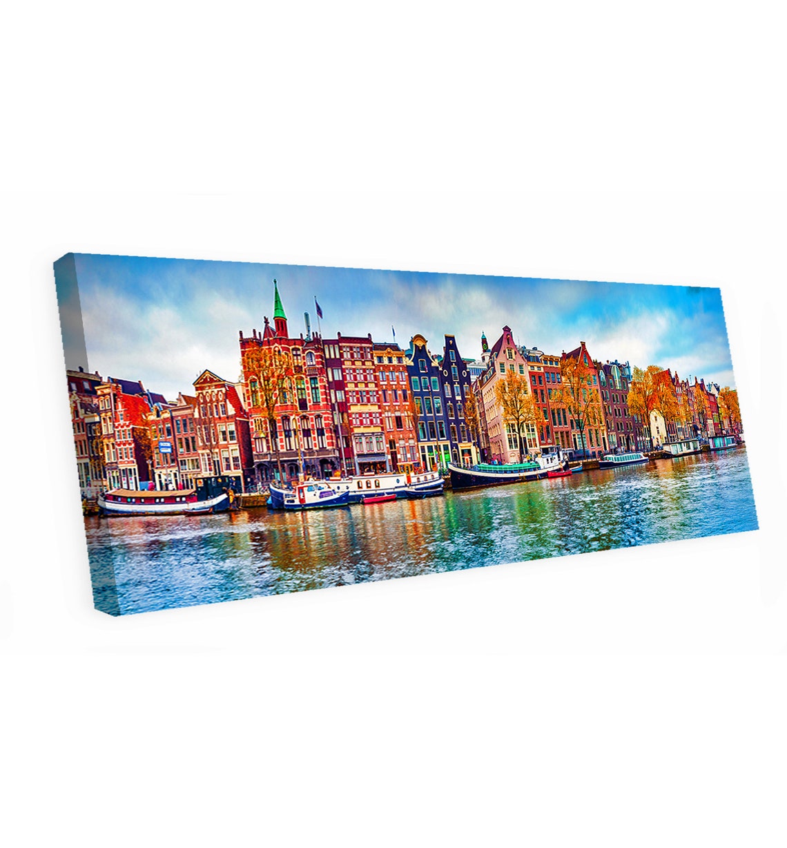 Amsterdam Canvas Wall Art Amsterdam Canvas Art Amsterdam Wall Etsy