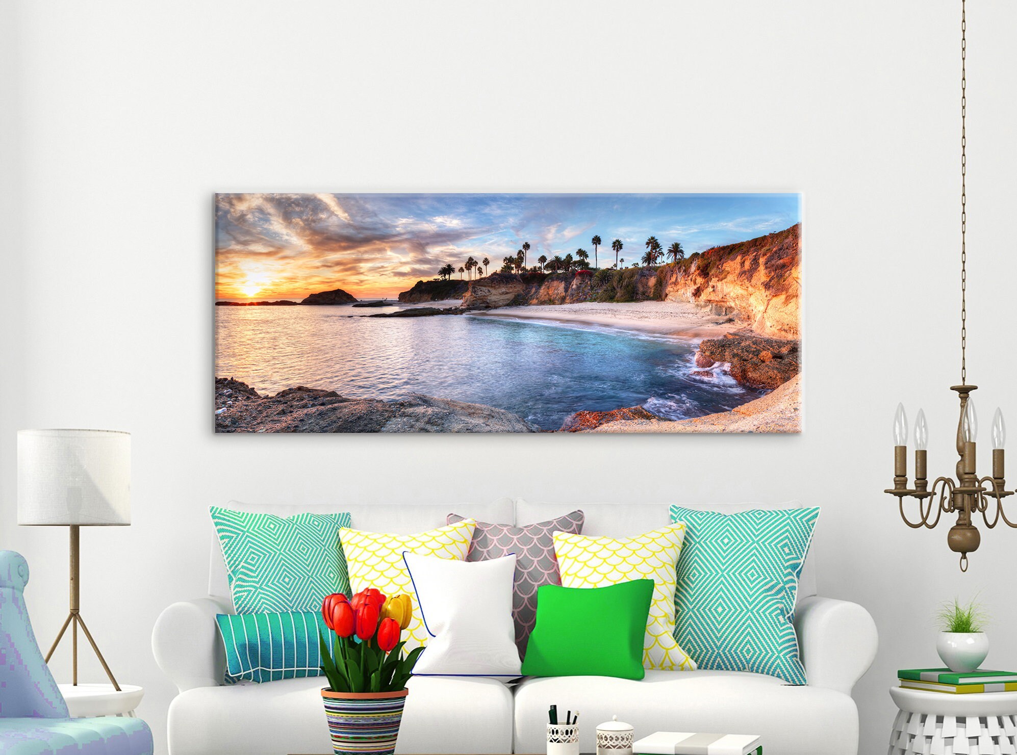 Laguna Beach California Canvas Art Laguna Beach Wall Art Ocean Etsy