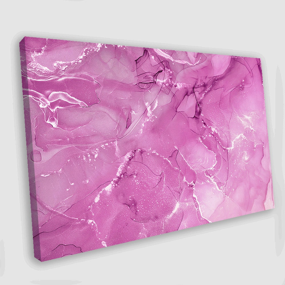 Pink Abstract Wall Art Abstract Painting Abstract Canvas Art Etsy