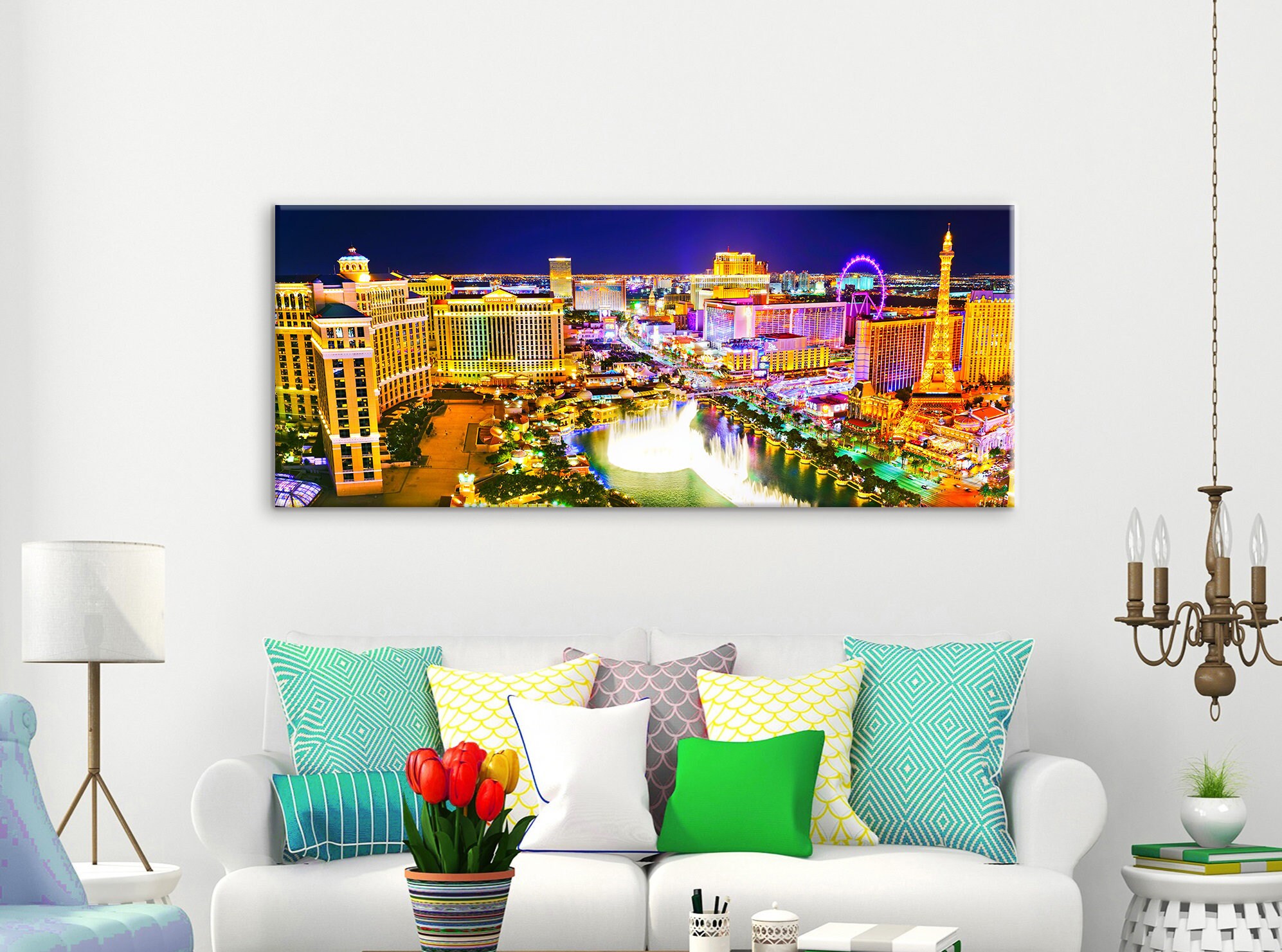 Las Vegas Canvas Art Las Vegas Wall Art Las Vegas Print Las Etsy