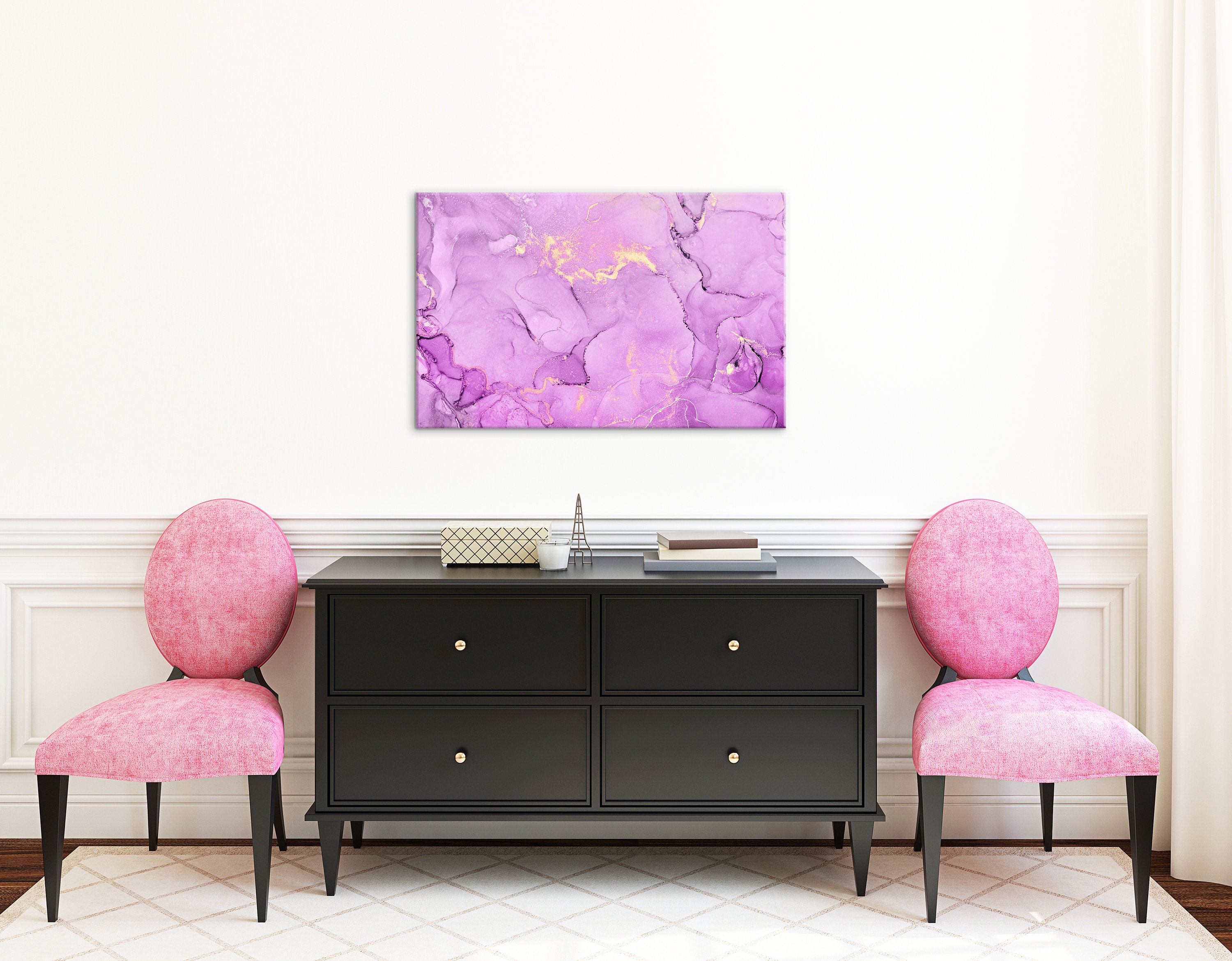 Purple Abstract Wall Art Abstract Painting Abstract Canvas Art Etsy