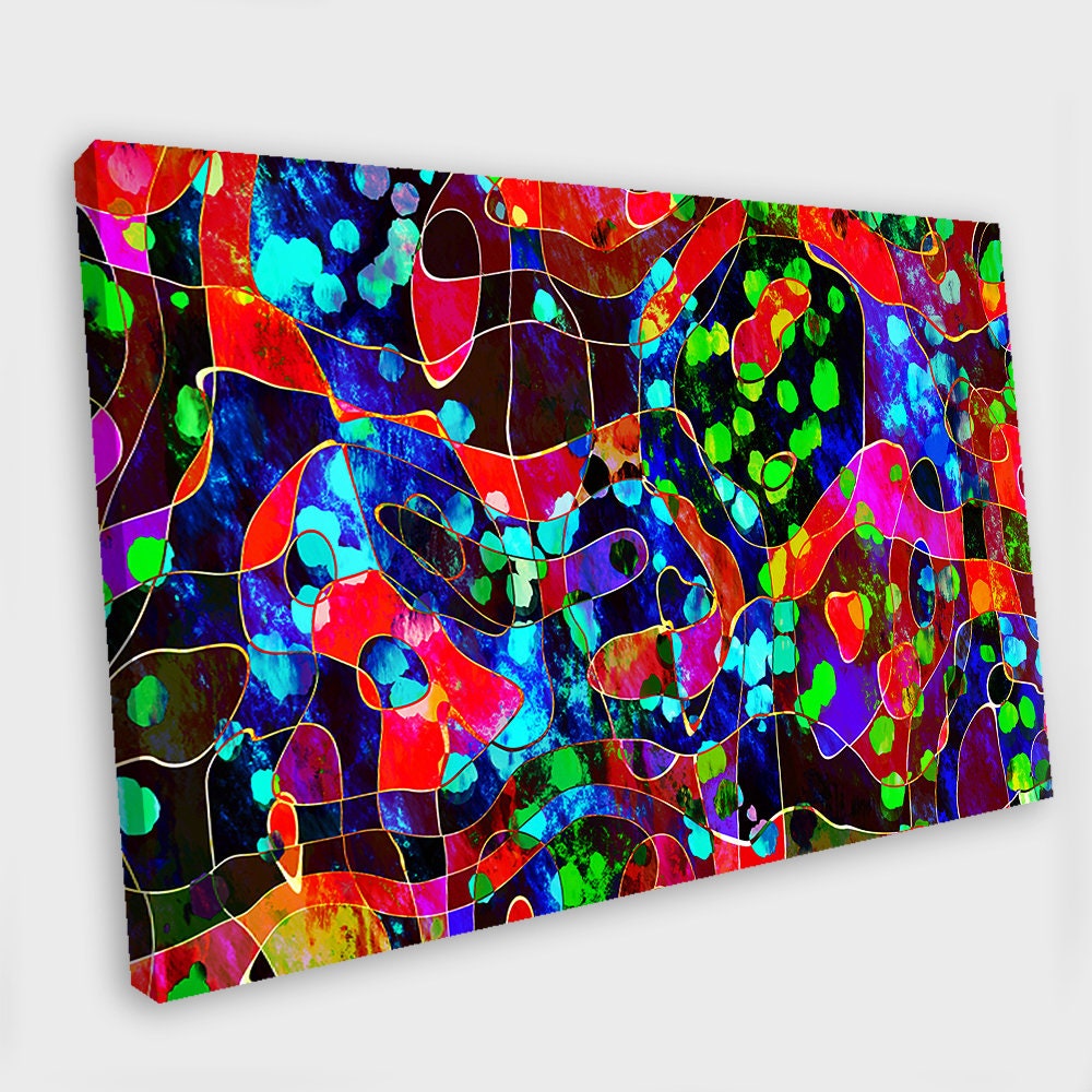 Abstract Canvas Wall Art Abstract Canvas Art Abstract Painting Etsy