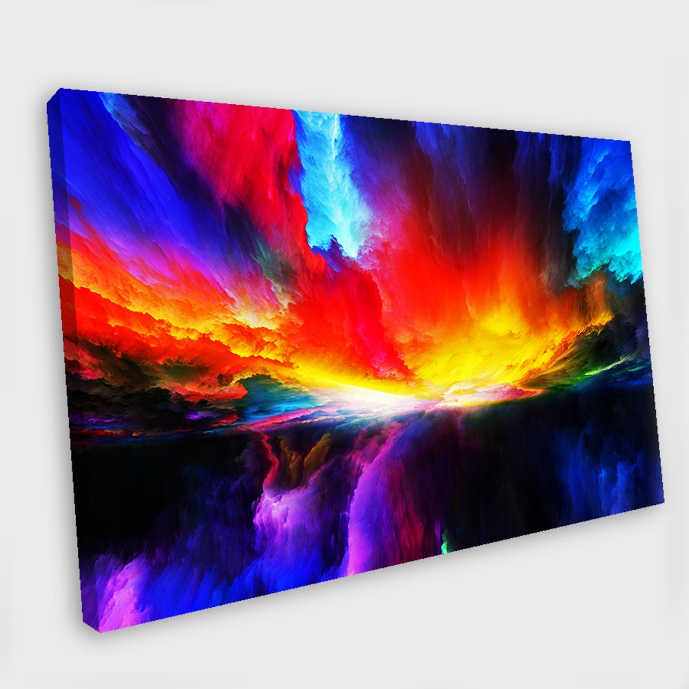 Abstract Wall Art Abstract Canvas Wall Art Abstract Canvas Art Etsy