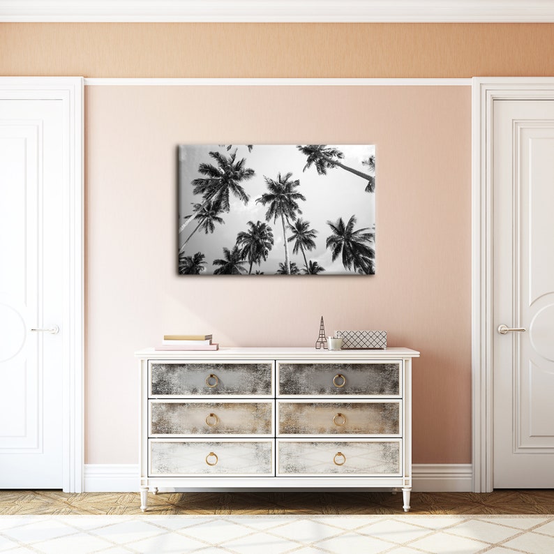 Palm Canvas Art Palm Trees Wall Art Palm Canvas Palm Photo Etsy