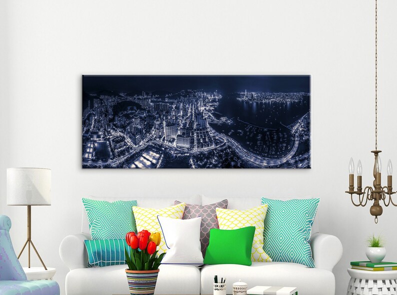 Hong Kong Wall Art Hong Kong Canvas Art Hong Kong Photo Hong Kong Print Hong Kong Skyline Hong Kong Wall Decor Hong Kong Painting Print