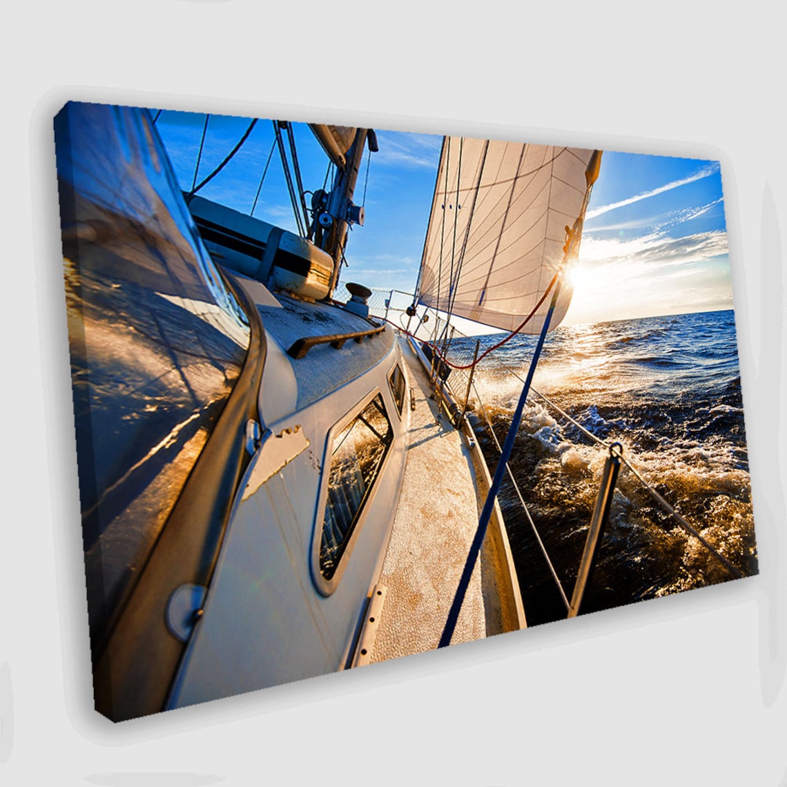 Yacht Canvas Art Canvas Wall Art Yacht Wall Decor Yacht Wall Etsy