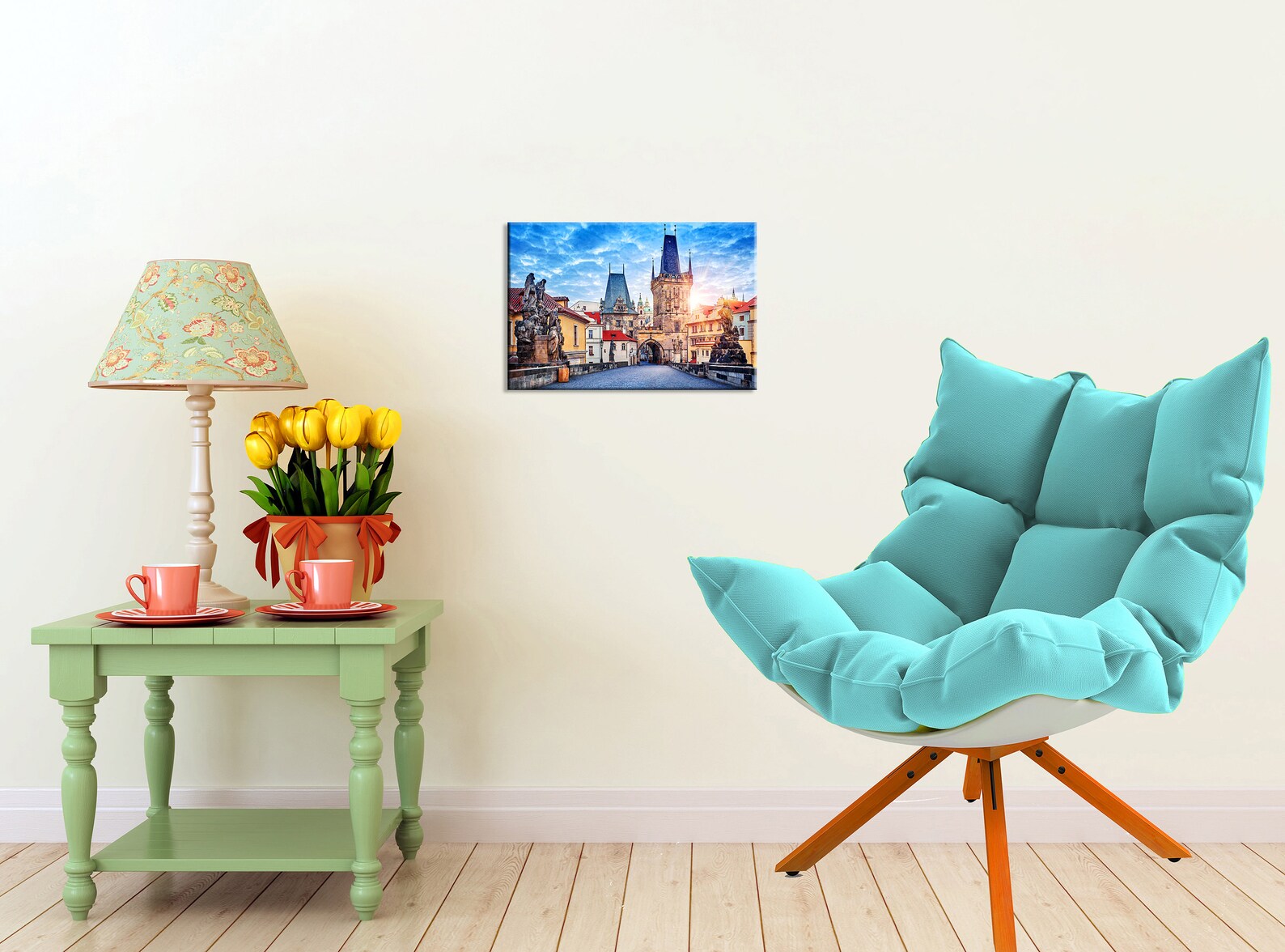 Prague Canvas Art Prague Canvas Wall Art Prague Photo Czech Etsy