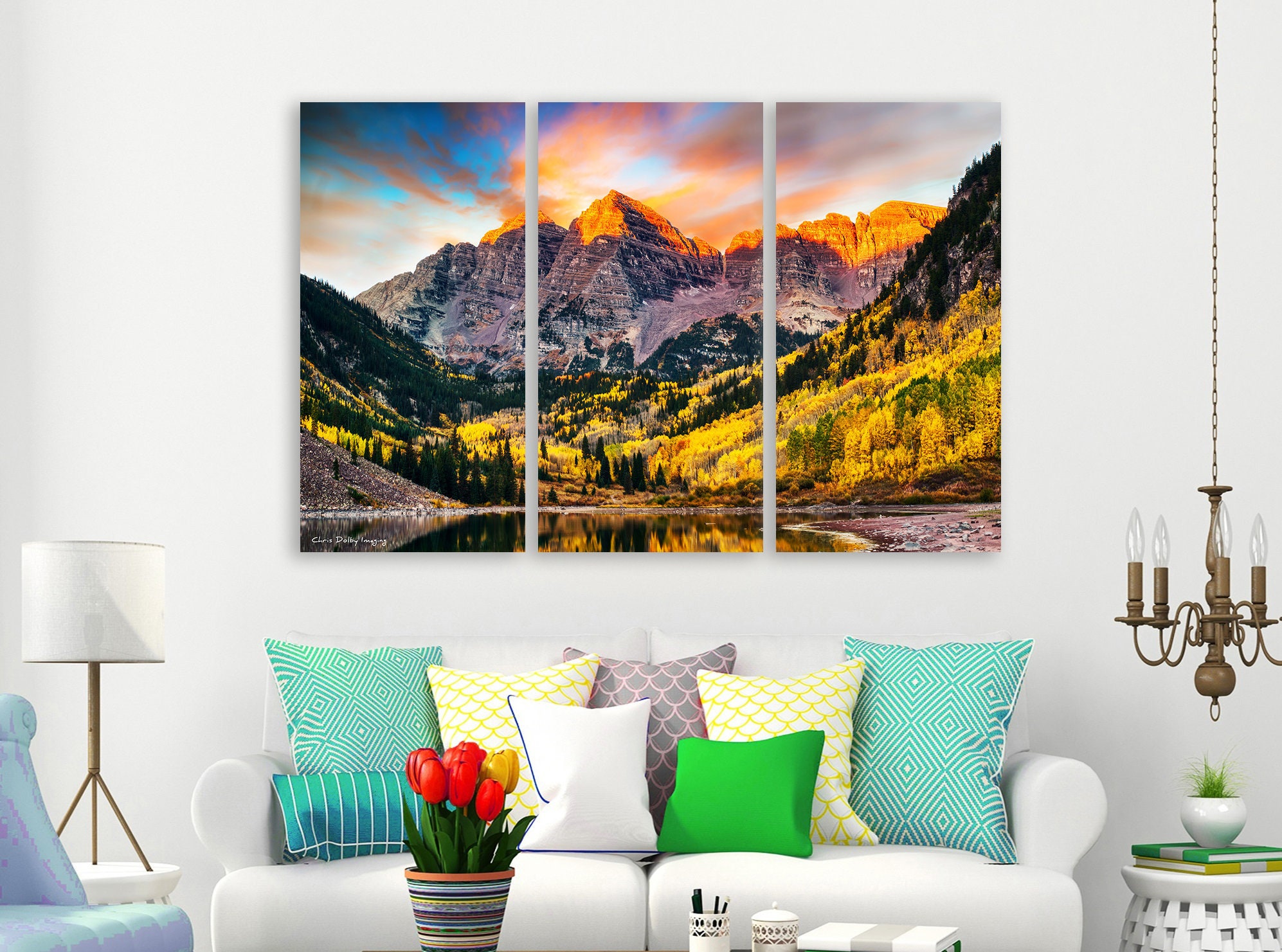 Rocky Mountain Kolorado Canvas Art Rocky Mountain Wall Art Etsy