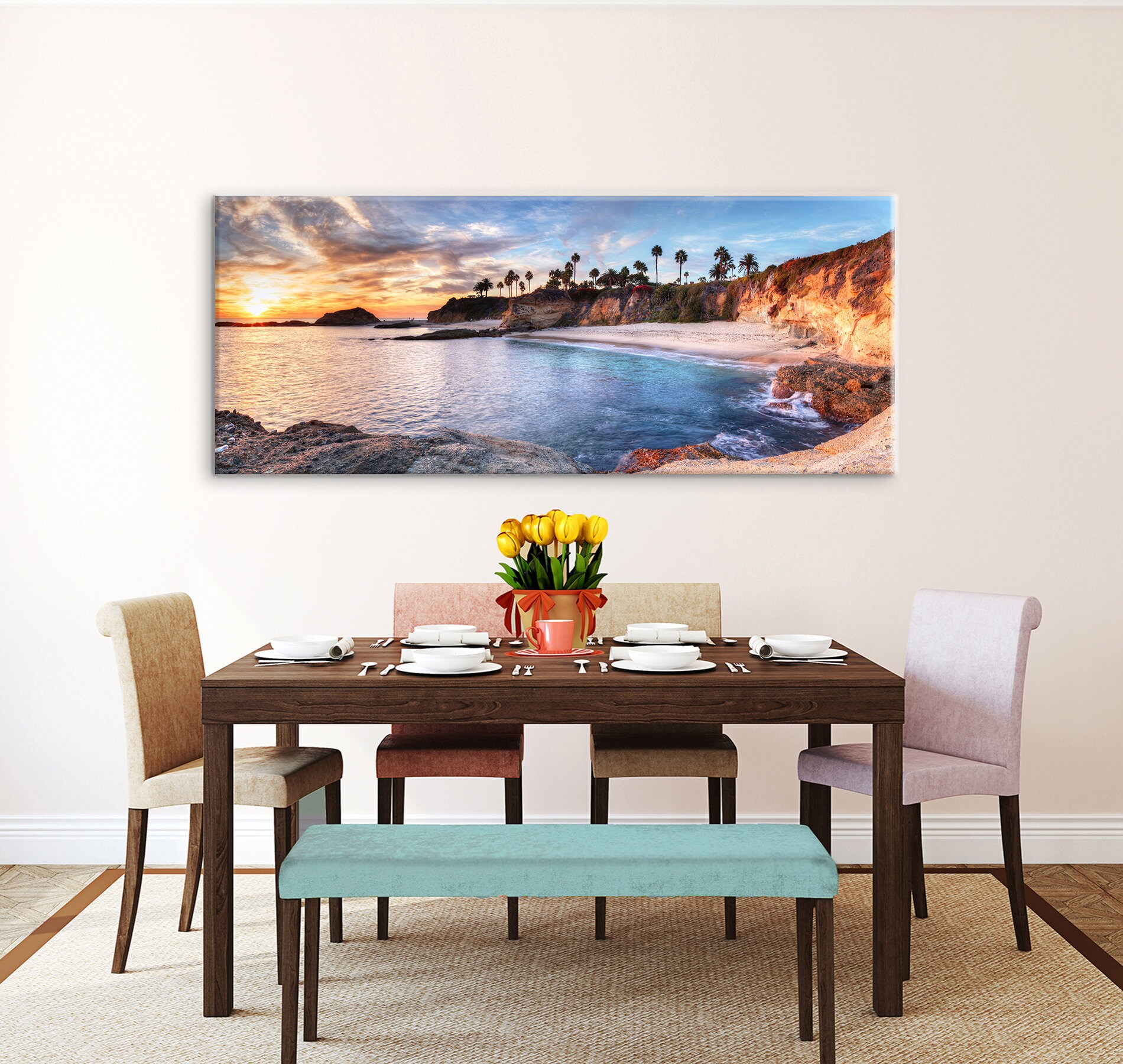 Laguna Beach California Canvas Art Laguna Beach Wall Art Ocean Etsy
