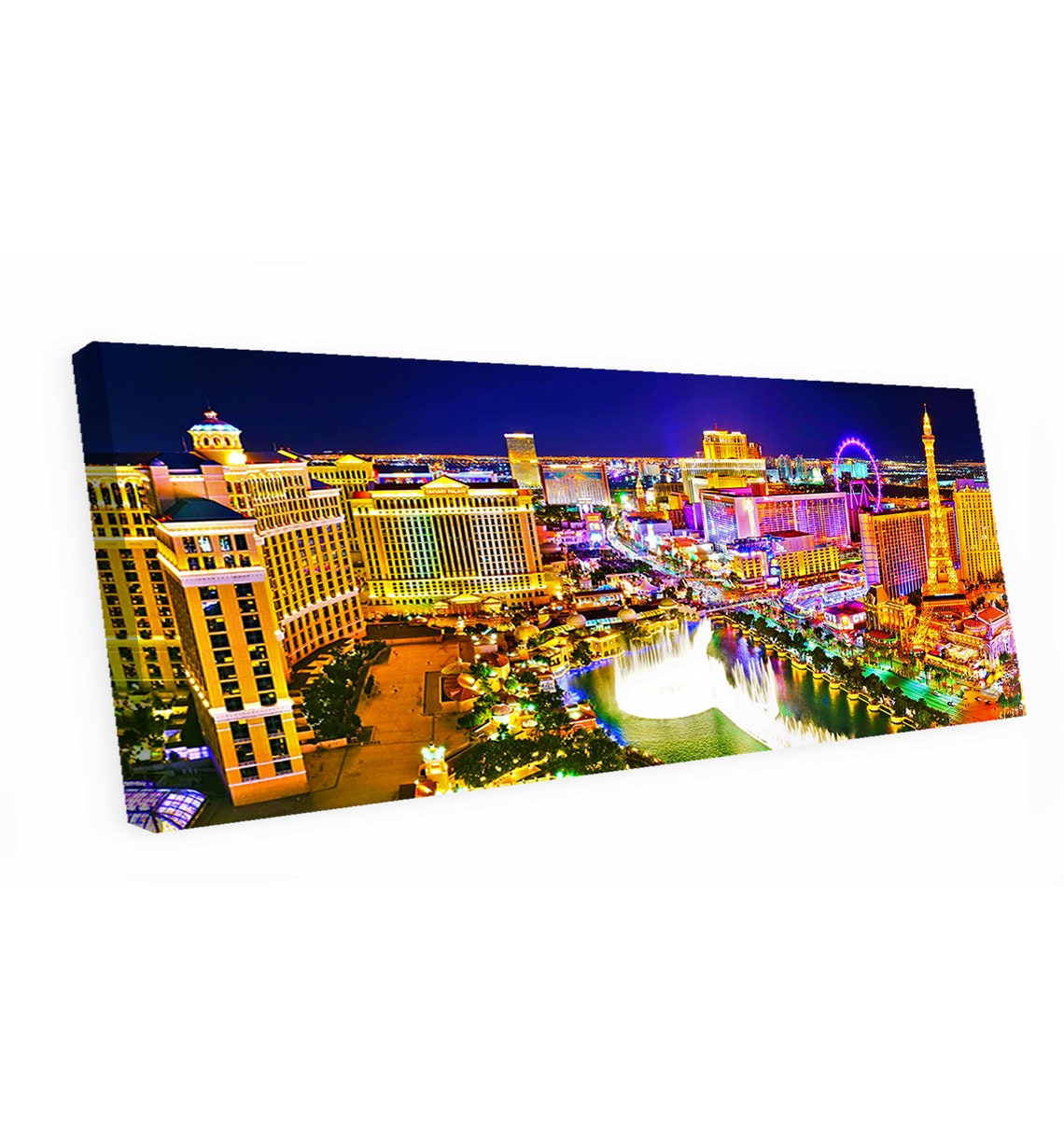 Las Vegas Canvas Art Las Vegas Wall Art Las Vegas Print Las Etsy