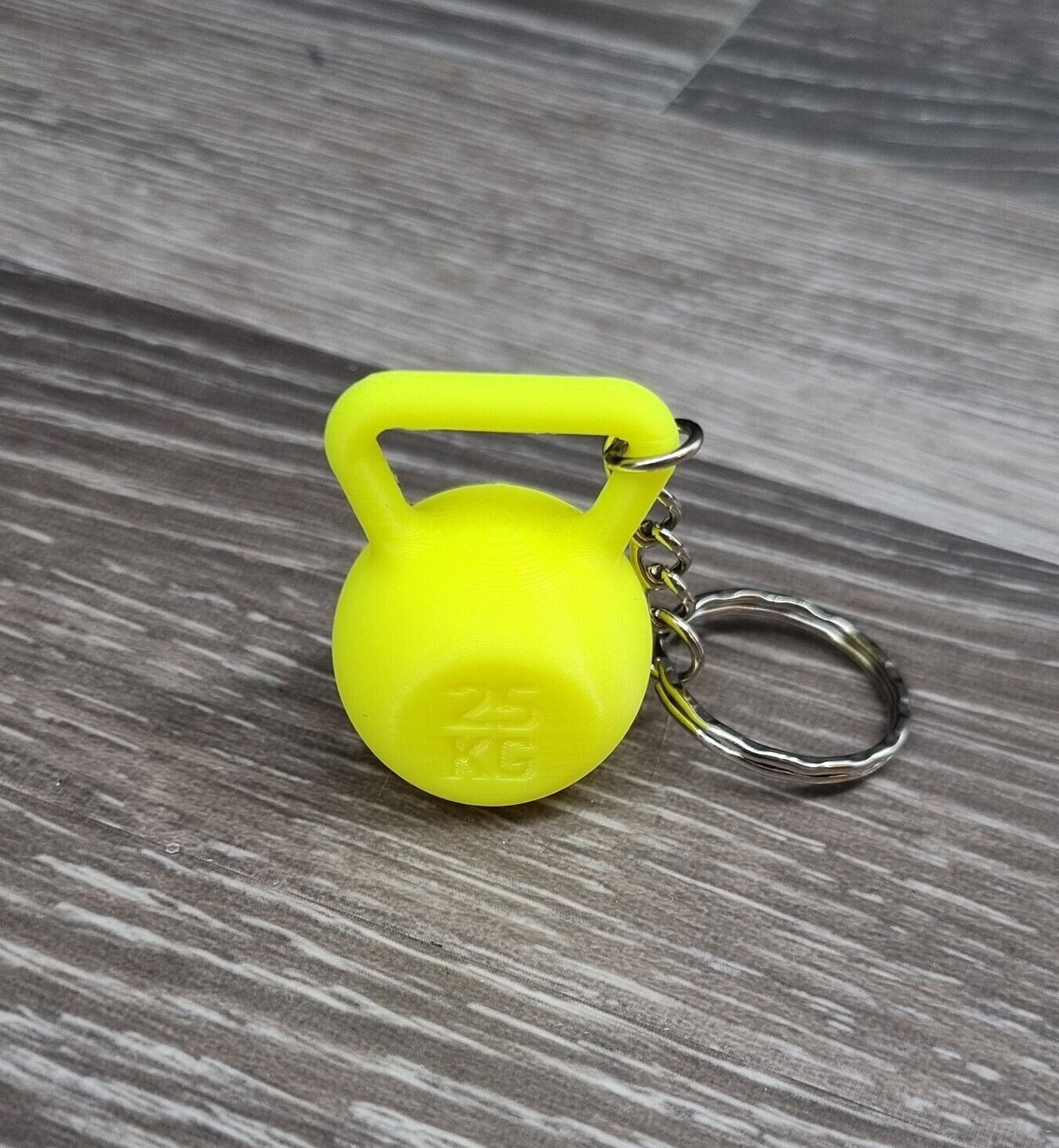3D Printed Kettlebell Keyring: 25kg Weightlifting Gym Gift - Etsy UK