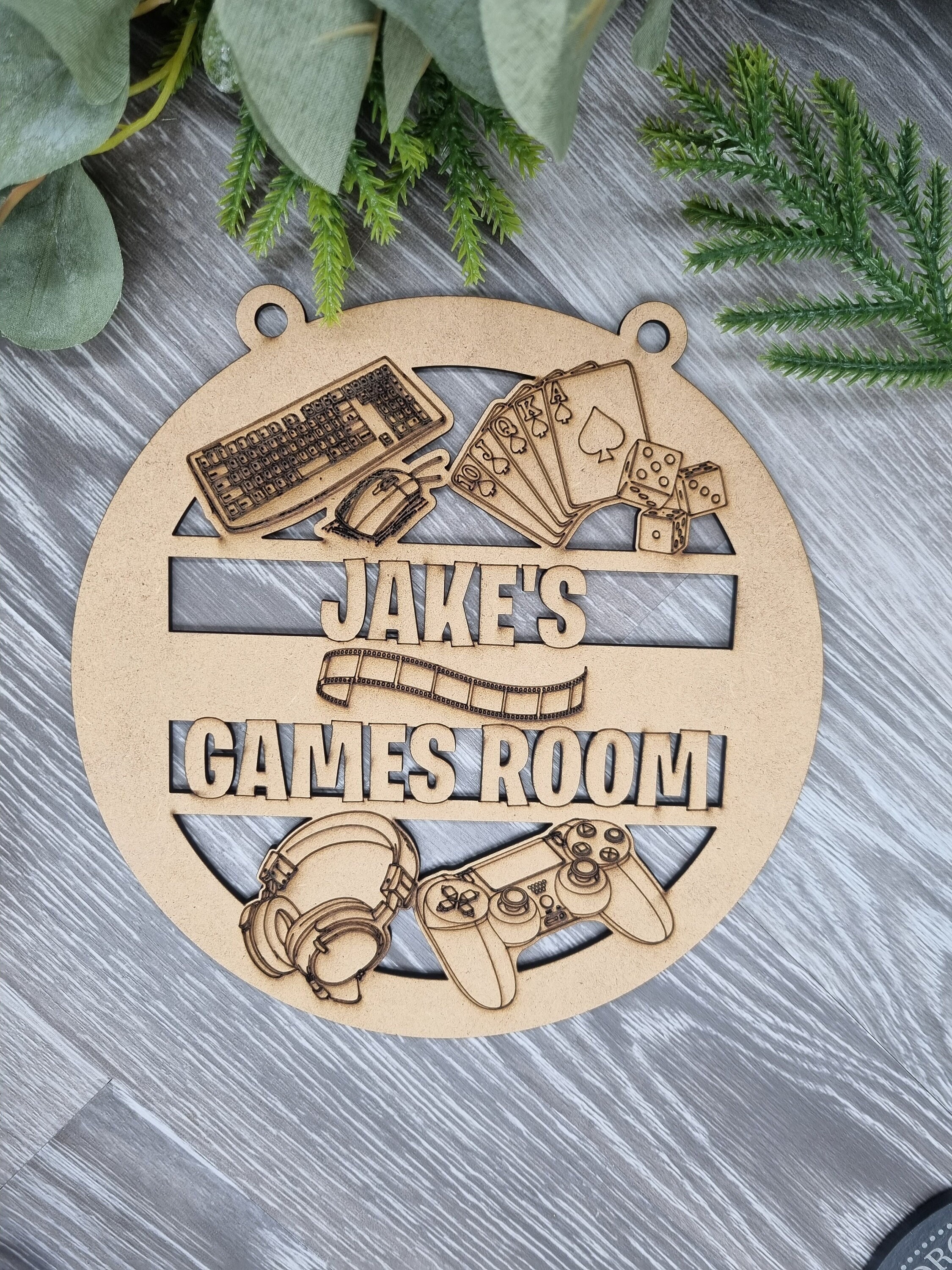 Rustic Gamer Picures Personalised Wooden Games Room Sign: Rustic Gamer Decor - Etsy