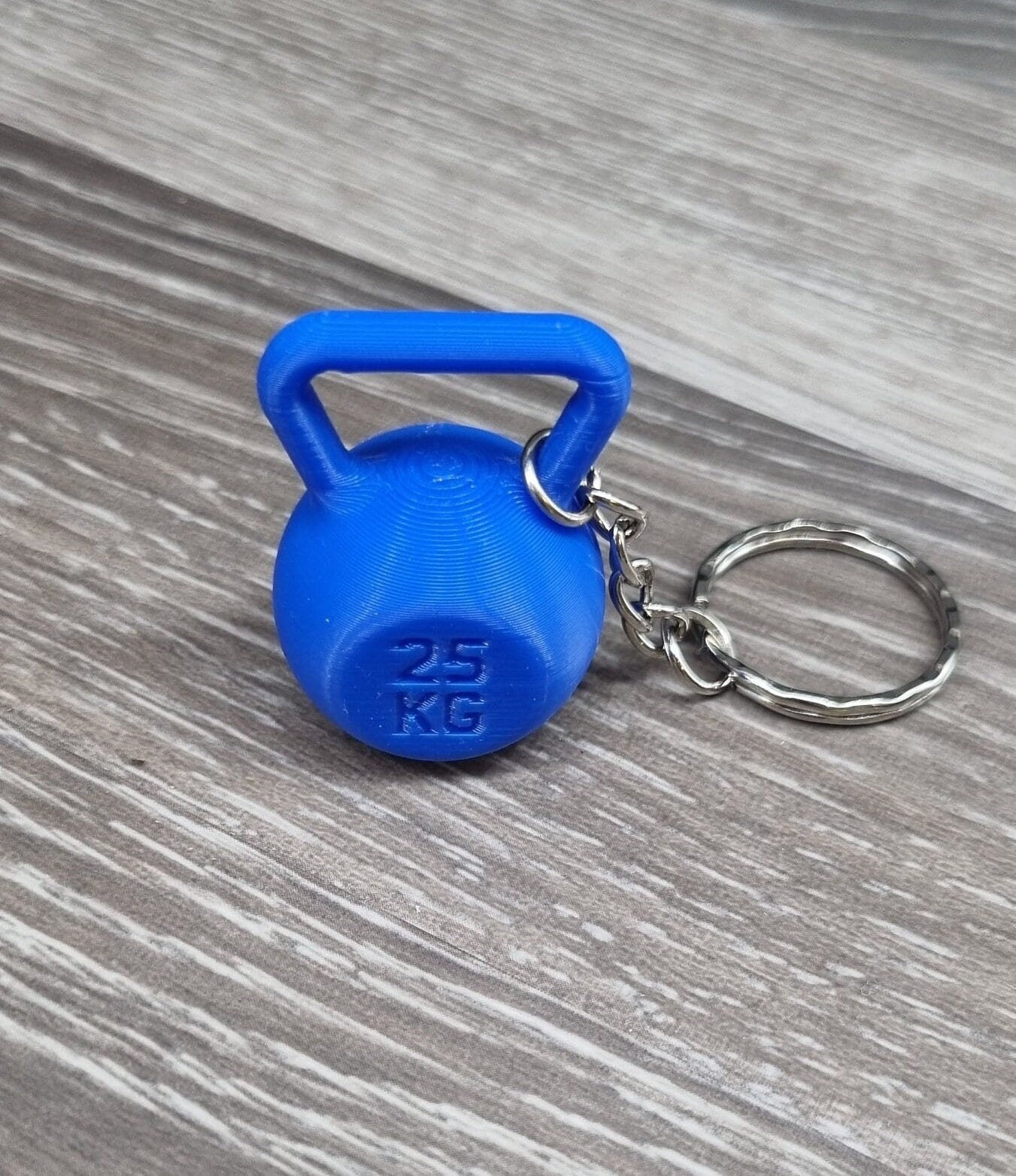 3D Printed Kettlebell Keyring: 25kg Weightlifting Gym Gift - Etsy UK