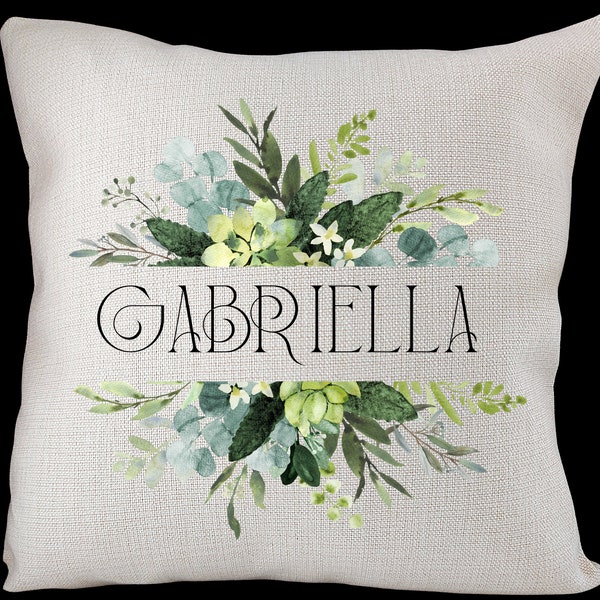 Personalised Cushion For Her Birthday Present For Friend Custom Cushion Gift Friendship Gift Floral Cushion Cover Birthday Gift Sister Gifts