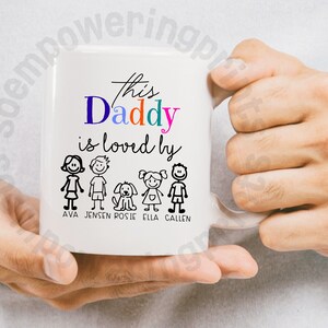 Personalised Dad Mug Custom Mug For Dad Father's Day Gift For Dad Birthday Gift Dad Xmas Gift For Dad's World Best Dad Dad Mugs Mugs For Dad image 3