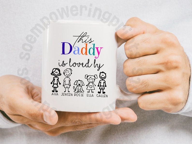 Personalised Dad Mug Custom Mug For Dad Father's Day Gift For Dad Birthday Gift Dad Xmas Gift For Dad's World Best Dad Dad Mugs Mugs For Dad image 3