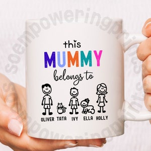 Personalised Mother&#39;s Day Coffee Mug Custom Mug For Mum Mother&#39;s Day Gift For Mom Birthday Gift For Mum Best Mama Ever Mum Mugs Mugs For Mum