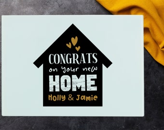 New Home Gift For Couples Gift Tempered Glass Chopping Board Glass Cutting Board Personalised Kitchen Worktop Saver Chopping Board 39 X 29cm