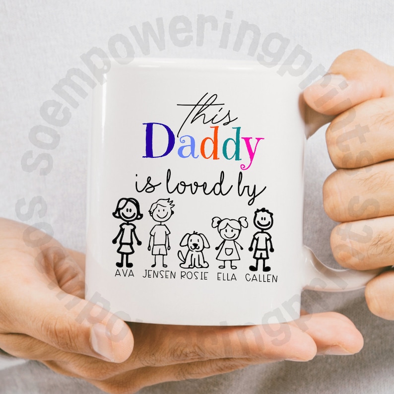 Personalised Dad Mug Custom Mug For Dad Father's Day Gift For Dad Birthday Gift Dad Xmas Gift For Dad's World Best Dad Dad Mugs Mugs For Dad image 1