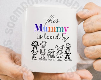 Personalized Mum Mug, Custom Mother's Day Gift