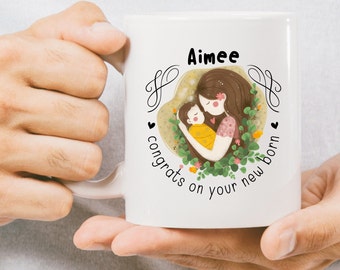 Personalised New Mum Mug First Mothers Day Gift Congrats On Your New Born Gift Birthday Gifts Mum Xmas Gifts Mum Gifts New Mum Mugs For Mum.