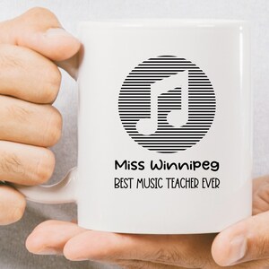 Music Teacher Gifts Personalised Teacher Mug Best Teacher Gift Thank You Teacher Gifts Music Teacher Gift Teacher Gift Custom Teacher Gifts.