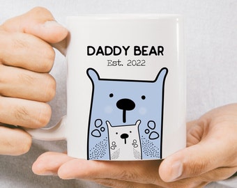 Taza Papá Oso, Regalo para el Día del Padre, Regalo para Papá Primerizo