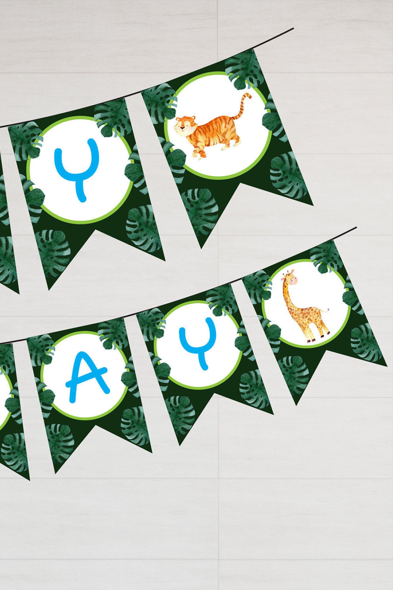 Wild One Banner Happy Birthday Banner Printable Party Banner | Etsy