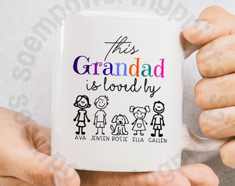 Personalised Grandad Mug Custom Mug Grandad Father&#39;s Day Gift Grandad Birthday Gift Grandad Xmas Gift Grandad Grandad Mugs Mugs For Grandad.