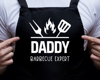 Personalized BBQ Apron for Dad, Father's Day Gift