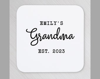 Grandma Coaster Mothers Day Gifts Coaster Personalised Gift For Granny Nanny Mothers Day Gift For Grandma Birthday Gift For Grandma Coaster.