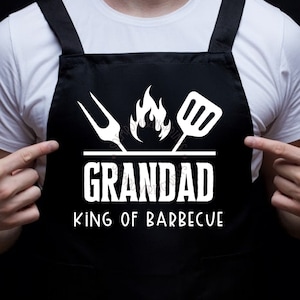 Personalised Apron For Grandad Father's Day Gifts Barbecue Apron Grandad Gifts Fathers Day Birthday Gift Grandad BBQ Apron Men Gifts For Him