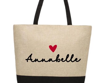 Personalised Jute Shopping Bag Mummy Custom Tote Bags Grandma Eco-Friendly Birthday Shopper Bag Auntie Reusable Shopping Bag Christmas Gifts