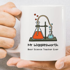Best Science Teacher Gifts Personalised Teacher Mug Gift Best Teacher Mugs Thank You Teacher Gifts School Teacher Gifts Custom Teacher Gifts
