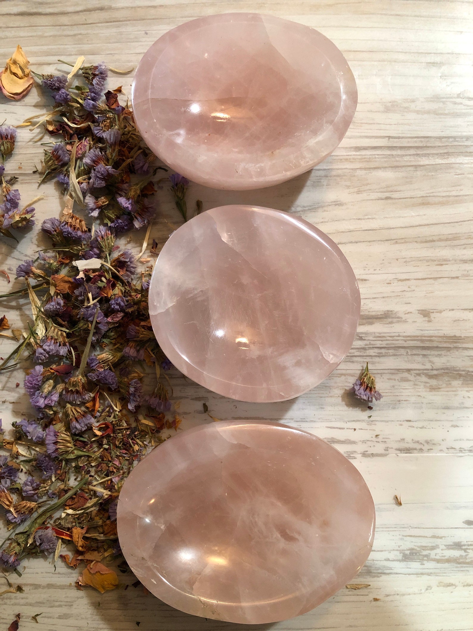 Hand Carved Rose Quartz Bowl Etsy