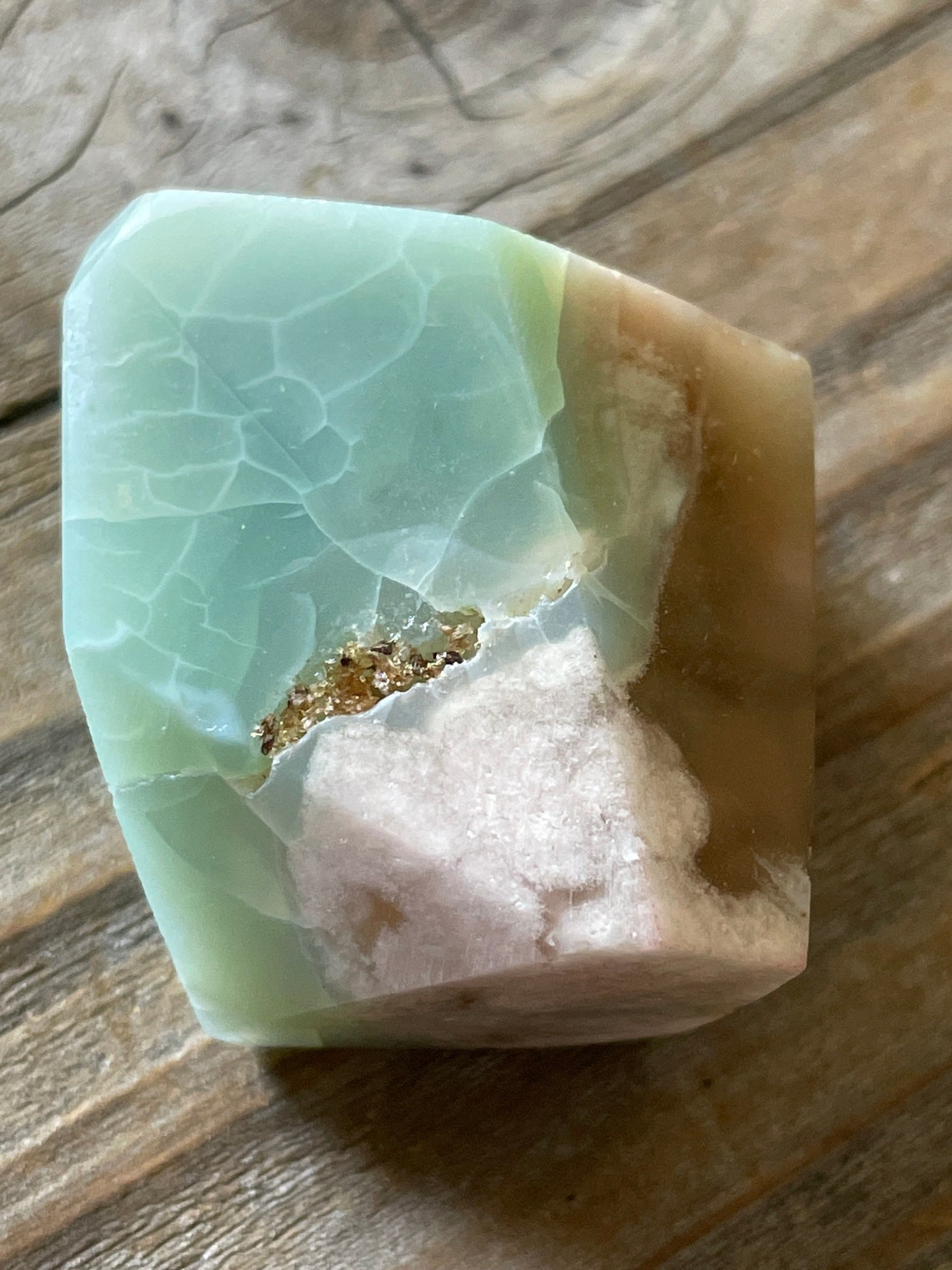 Rare Green Sakura Flower Agate Polished Free Form Etsy UK