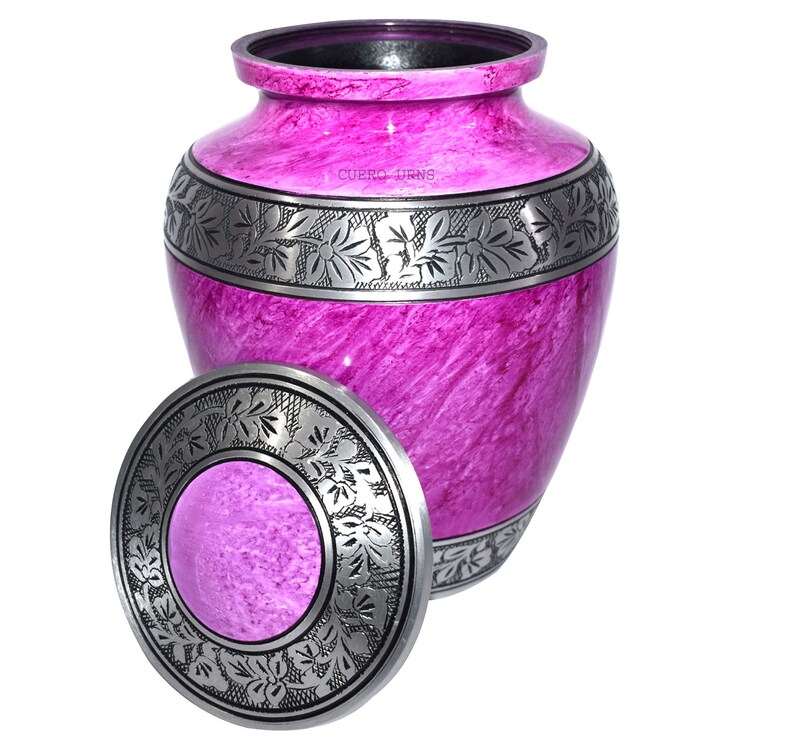 Adult Urn Pink Marble Cremation Urn for Human Ashes Adult Etsy