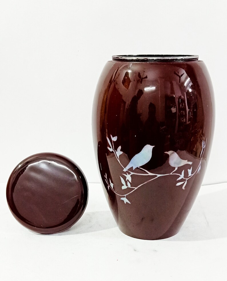 Adult Urn Love Bird Brown Cremation Urn for Human Ashes Etsy