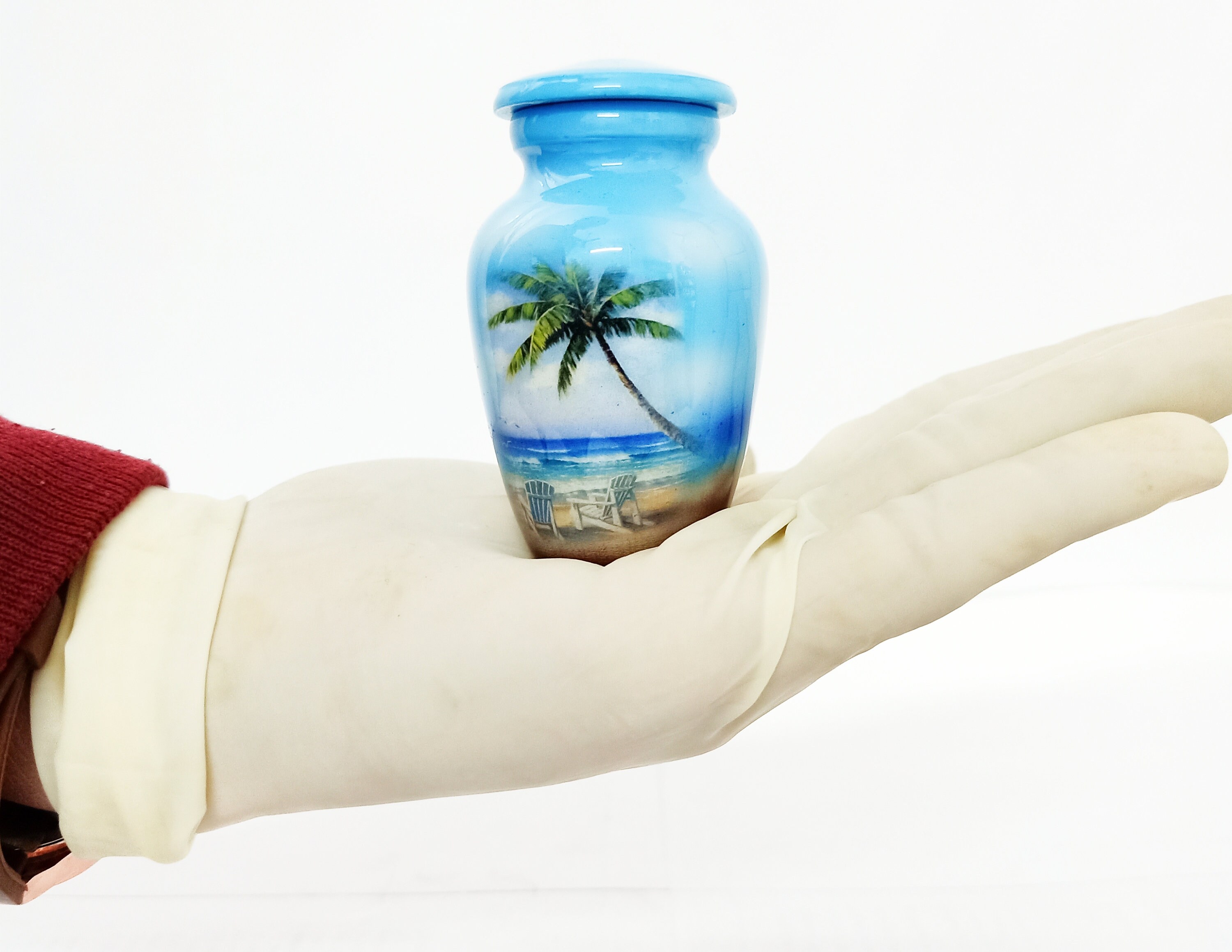 Keepsake Urn Lovely Beach Keepsake Cremation Urn for Ashes Etsy