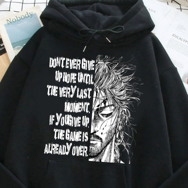 Vagabond Manga Hoodie: 90s Manga, Retro Aesthetic Anime Shirt, Miyamoto Musashi, Matahachi Honiden, Vintage Graphic Vagabond Unisex Hoodie