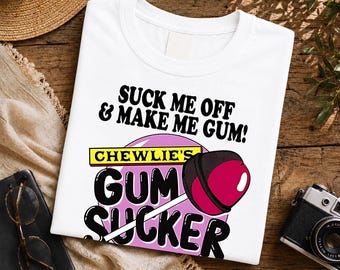 Retro Chewlie's Gum Sucker Shirt, 90s Comedy Snack Graphic Tee, Unisex Streetwear Hoodie