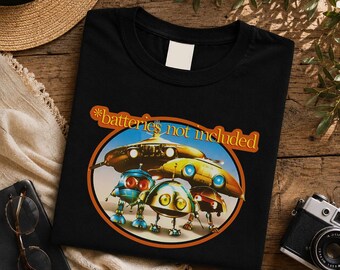 Retro Robot Comedy Shirt, Vintage Sci-Fi Graphic Tee, Unisex Apparel (T-Shirt, Sweatshirt, Hoodie)