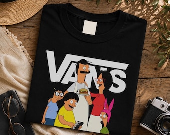 Burger Skate Vans T-Shirt, Retro Fast Food Graphic Tee, Streetwear Apparel