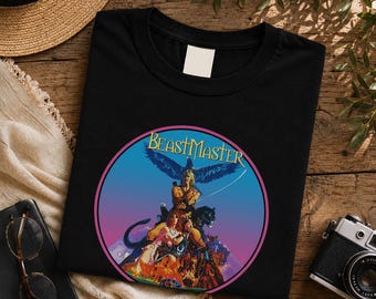 Beast Master Vintage Sword Sorcery T-Shirt, Retro Fantasy Graphic Apparel