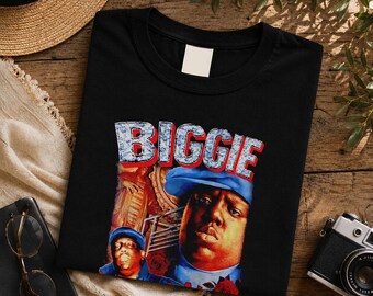 Biggie Smalls 90s Hip Hop Graphic T-Shirt, Retro Rap Streetwear Tee