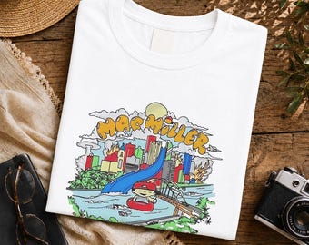Mac Miller Vintage Hip-Hop-Album-T-Shirt, Lo-Fi-Musik-Grafik-T-Shirt