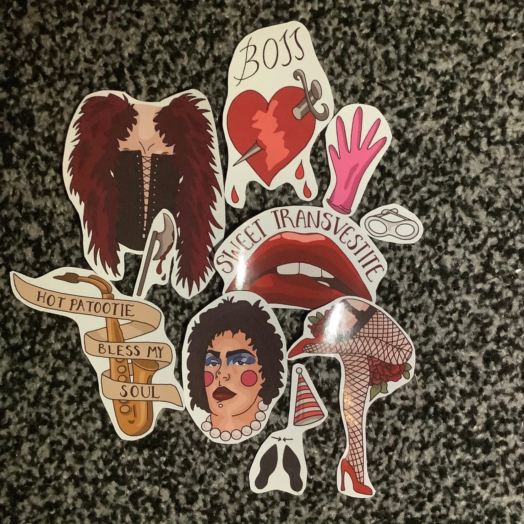 Rocky Horror Picture Show Sticker Pack Illustration Art Stickers - Etsy UK