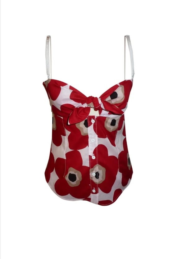Dolce And Gabbana D G Marimekko Unikko Poppy Top Etsy Dolce And Gabbana D G Marimekko Unikko Poppy Top Etsy